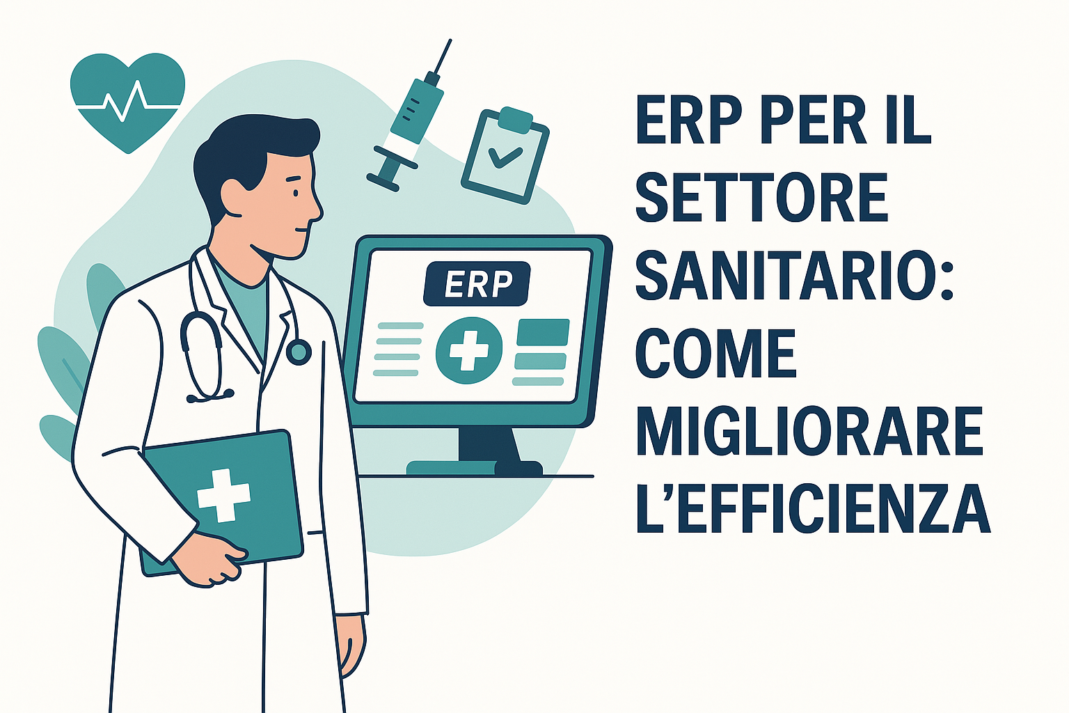 ERP per il settore sanitario: come migliorare l’efficienza