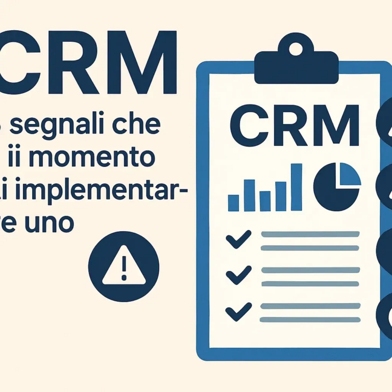 CRM: 5 segnali che è il momento di implementarne uno