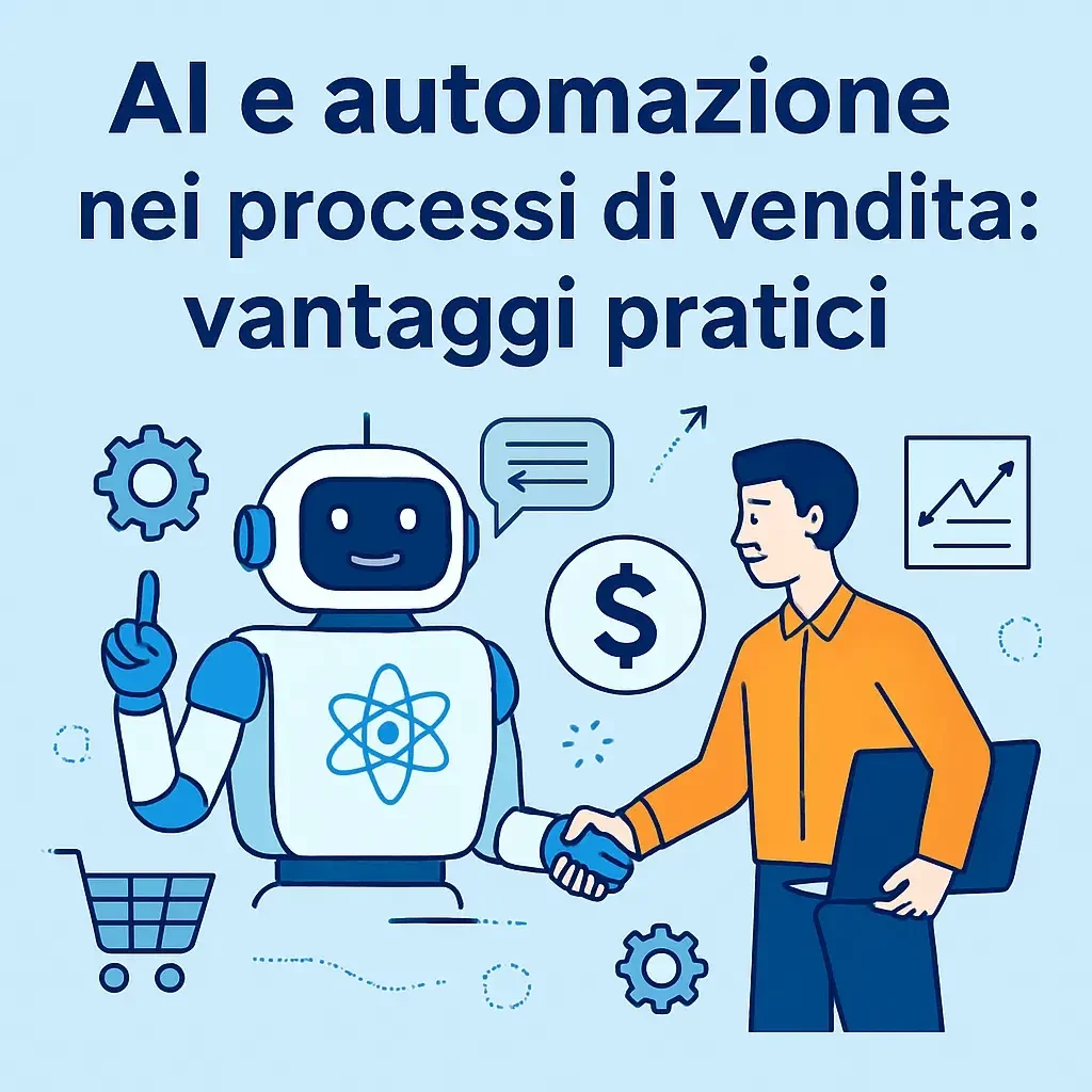 AI e automazione nei processi di vendita: vantaggi pratici