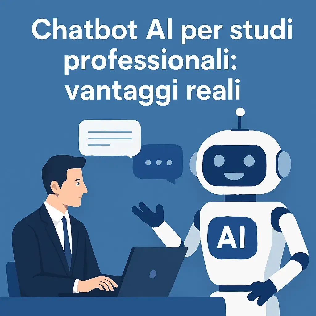 Chatbot AI per studi professionali: vantaggi reali