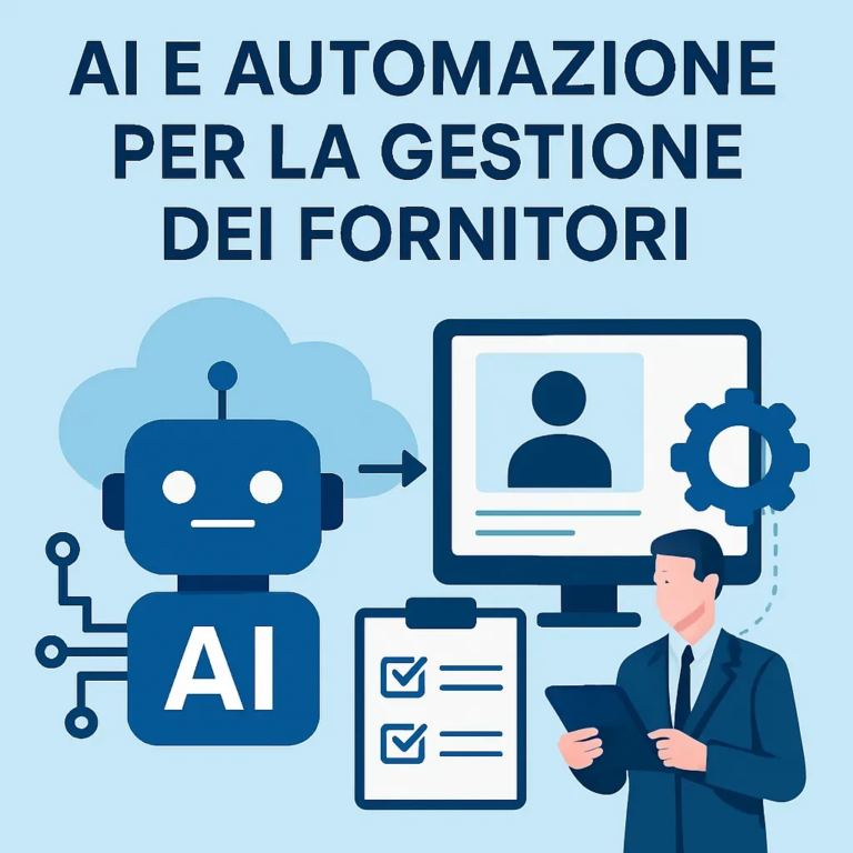 AI e automazione per la gestione dei fornitori
