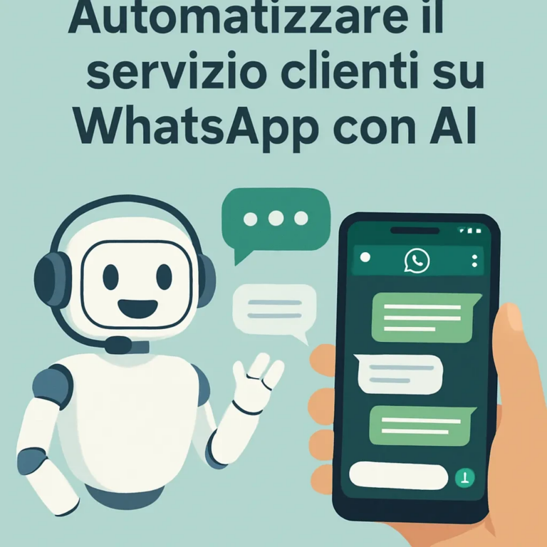 Automatizzare il servizio clienti su WhatsApp con AI