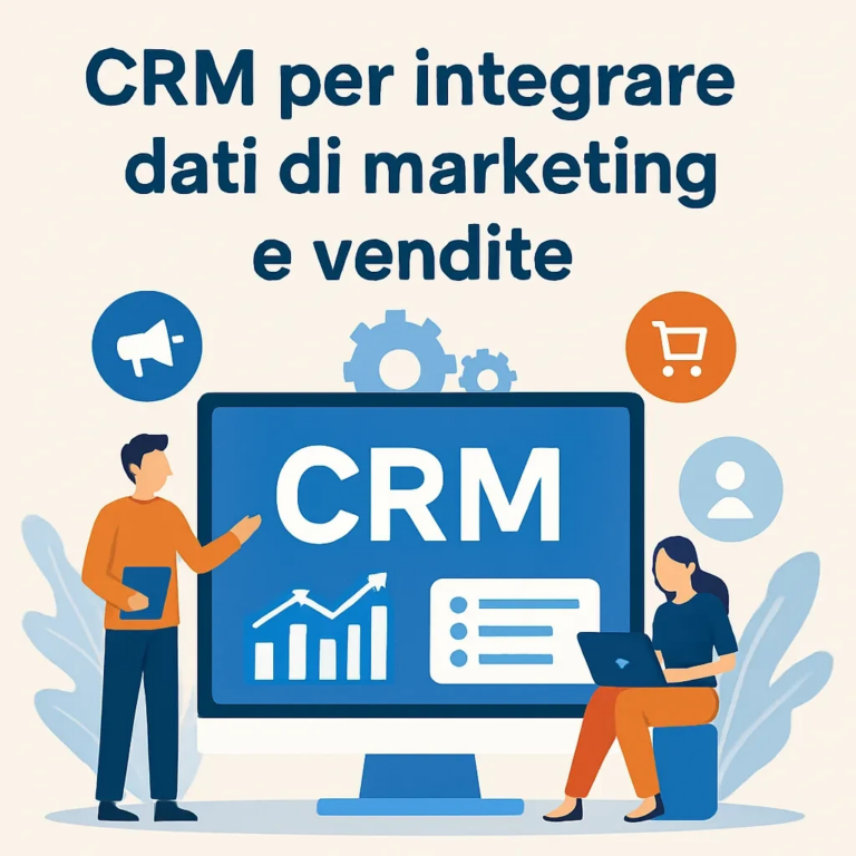 CRM per integrare dati di marketing e vendite