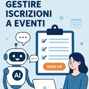 Chatbot AI per gestire iscrizioni a eventi