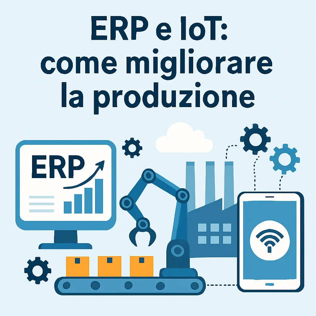 ERP e IoT: come migliorare la produzione