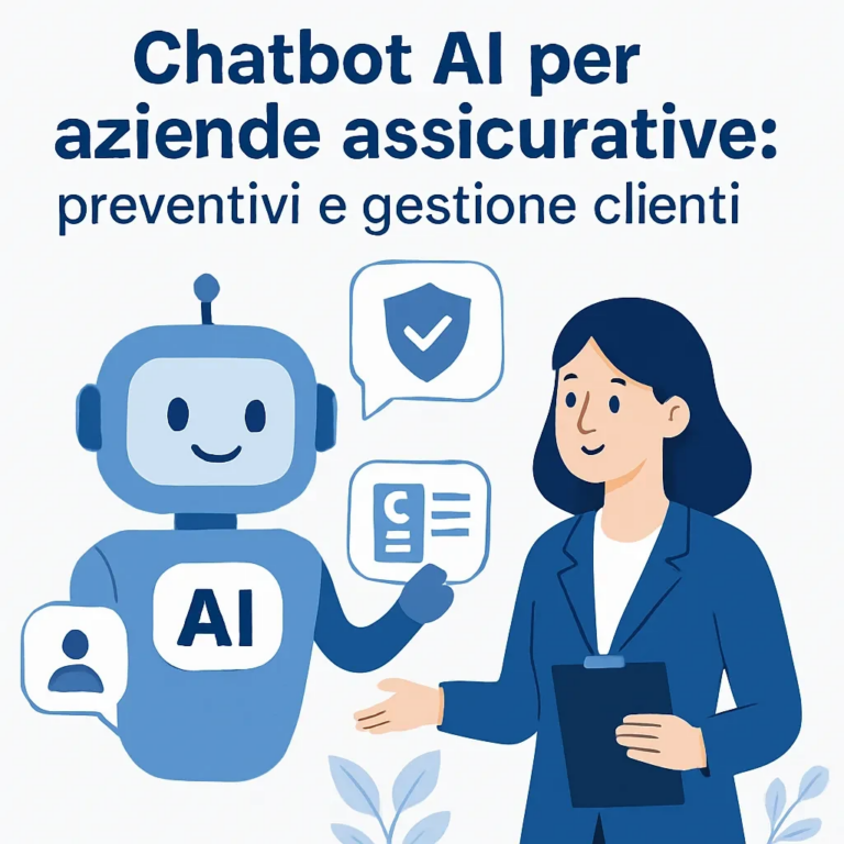 Chatbot AI per aziende assicurative: preventivi e gestione clienti