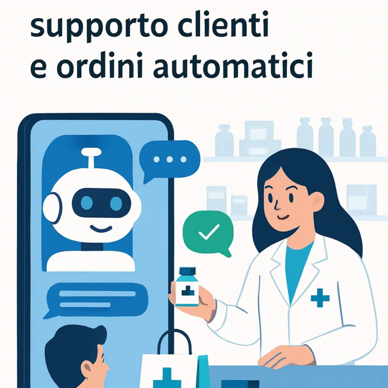 Chatbot AI per farmacie: supporto clienti e ordini automatici