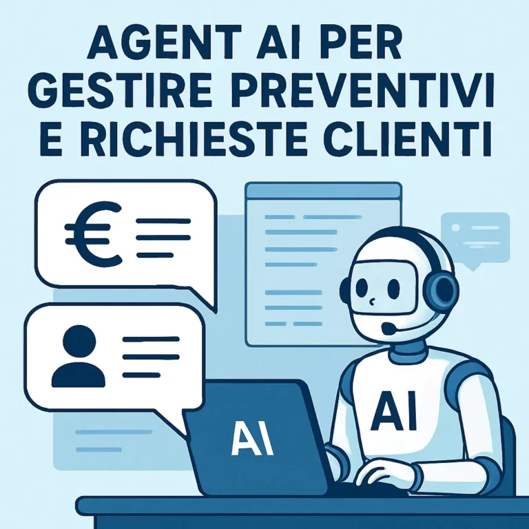 Agent AI per gestire preventivi e richieste clienti