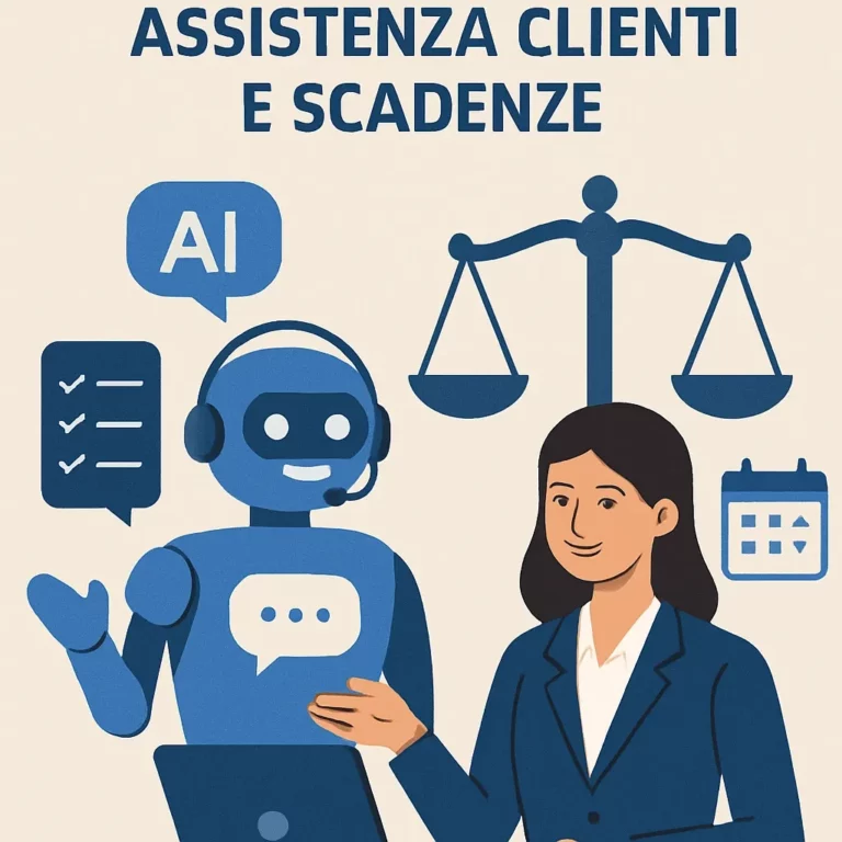 Chatbot AI per studi legali: assistenza clienti e scadenze