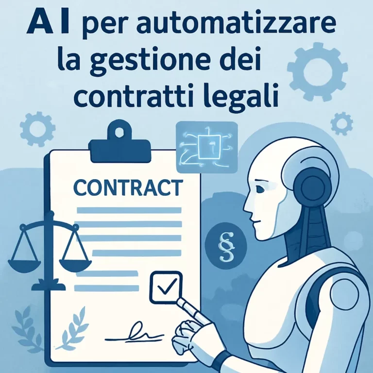 AI per automatizzare la gestione dei contratti legali