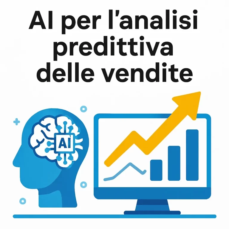 AI per l’analisi predittiva delle vendite