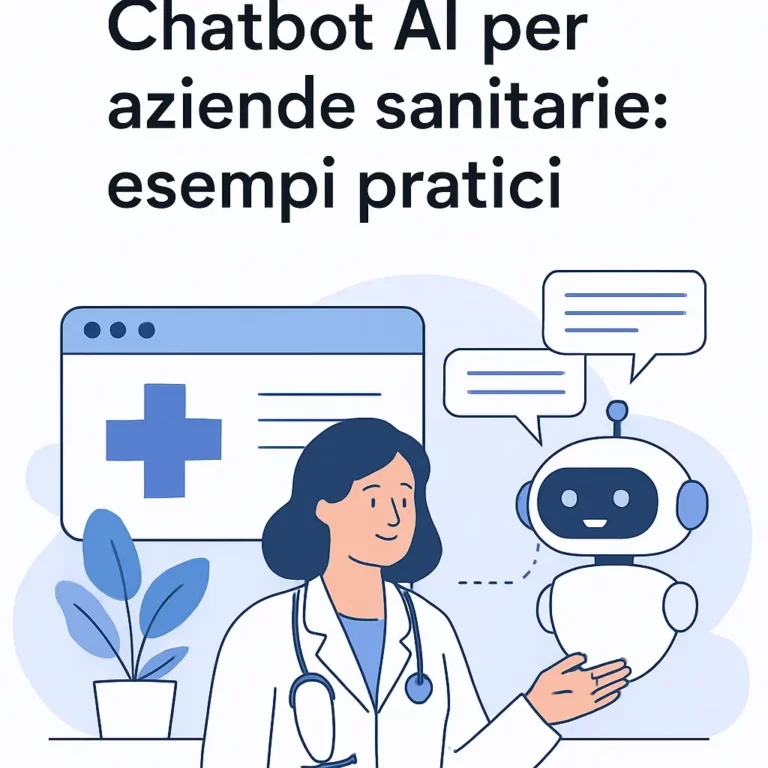 Chatbot AI per aziende sanitarie: esempi pratici