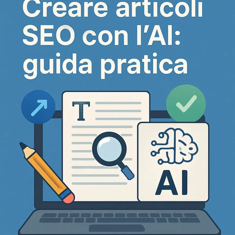 Creare articoli SEO con l’AI: guida pratica