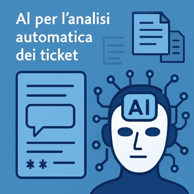 AI per l’analisi automatica dei ticket